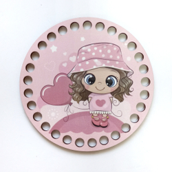 Донышко Принт Детское 12см Девочки в ассортименте