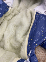 Комбинезон-трасформер детский 2в1 "Принц" , модель: 72-18 (Цвет: Т. брусника, Размер: 80)