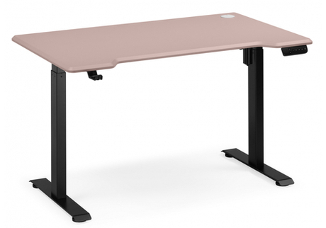 Компьютерный стол Woodville Маркос 120х75 розовый, черный, ножки черные