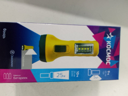 Светодиодный фонарь КОСМОС ручной KOC119B 0,5Вт LED +4SMD 1Вт, на 1xR06  батарейке (в комплекте нет)