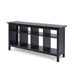 Стол-консоль Хемнэс Hemnes/Кымор, 157х74х40 см, черный