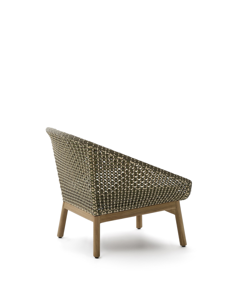 Кресло Olbia из искусственного ротанга и массива тика