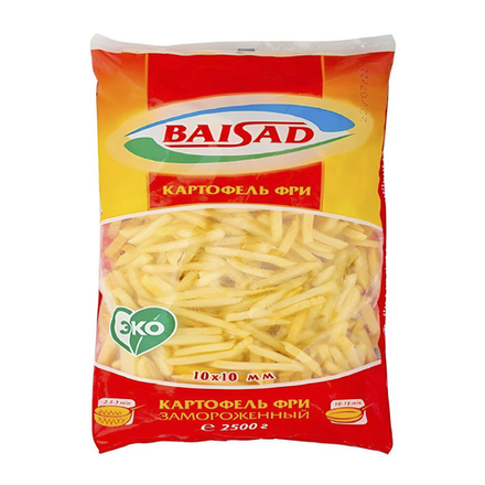 Картофель Фри Baisad 10мм 2,5кг