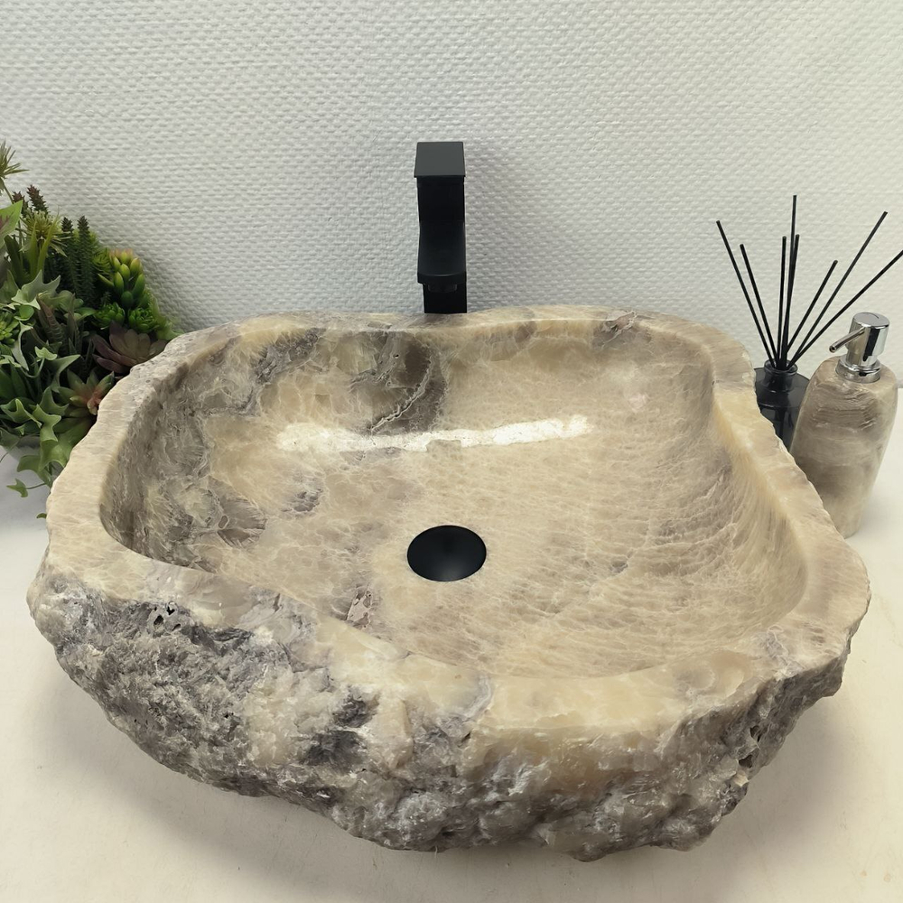 Раковина из оникса Erozy Grey EO-62539 55*49*16 0094