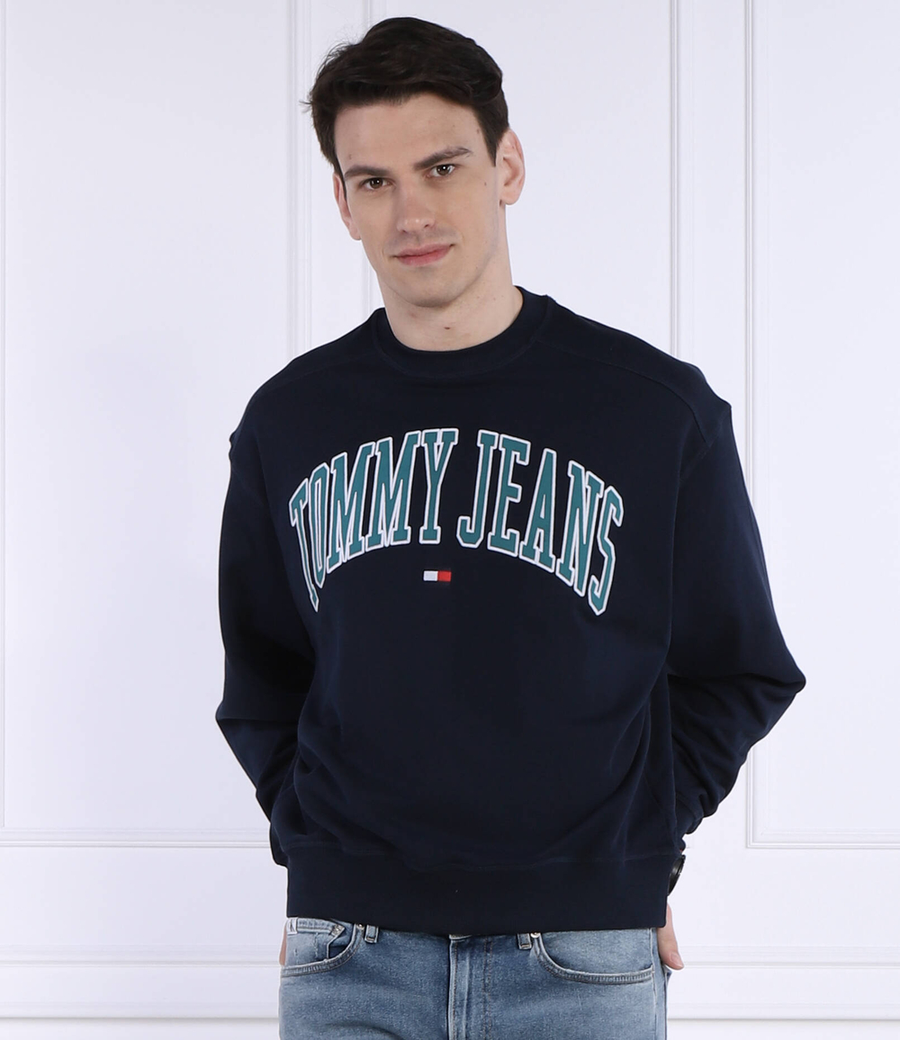 Худи BOXY POP VARSITY CREW Tommy Jeans - темно-синий(DM0DM18628)