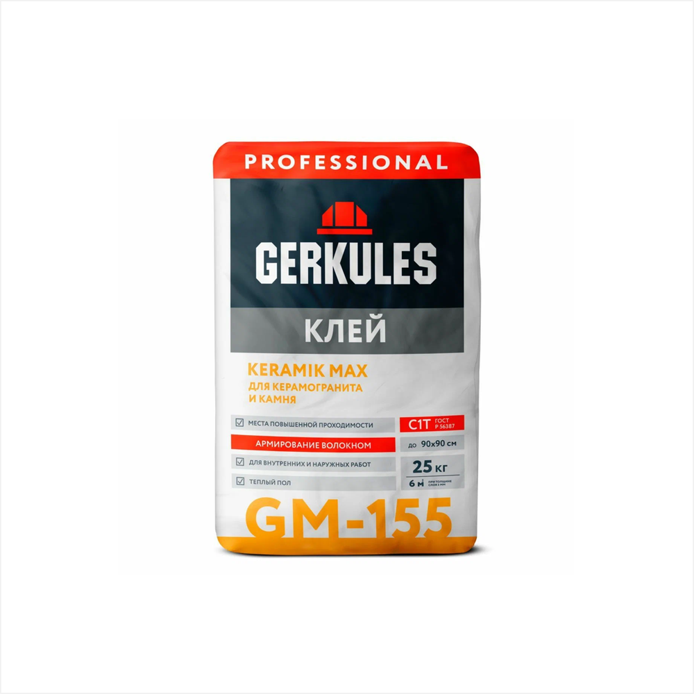 Клей для плитки Keramik Max Геркулес GM-155 PRO 25 кг