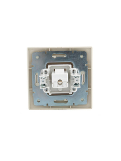 Розетка компьютерная 1-м СП Mira RJ45 крем./крем.. LEZARD 701-0303-139