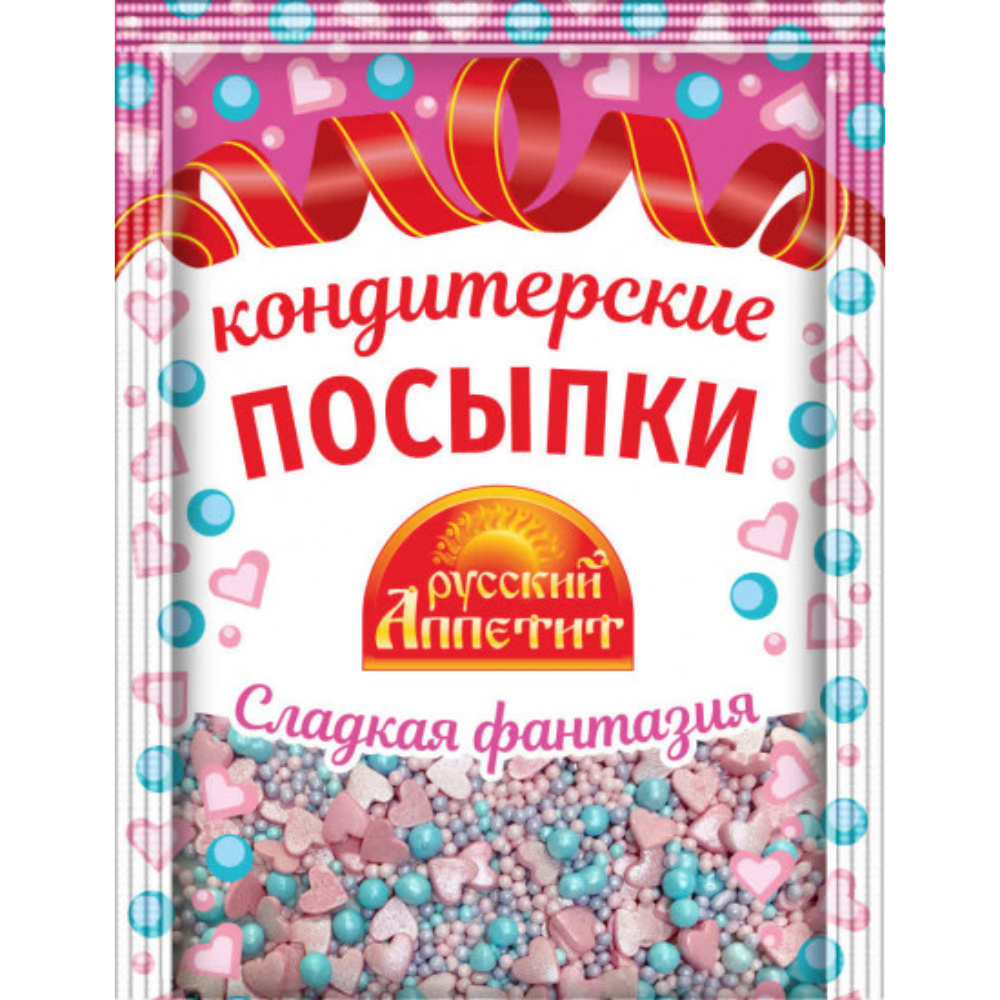 Посыпки Русский аппетит Сладкая фантазия 30 гр