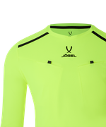 Футболка судейская с длинным рукавом DIVISION PerFormDRY Referee LS Tee, желтый неон