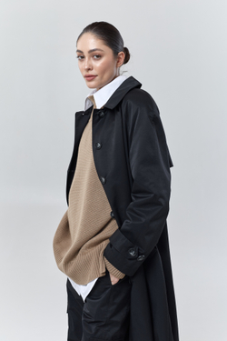 Тренч однобортный