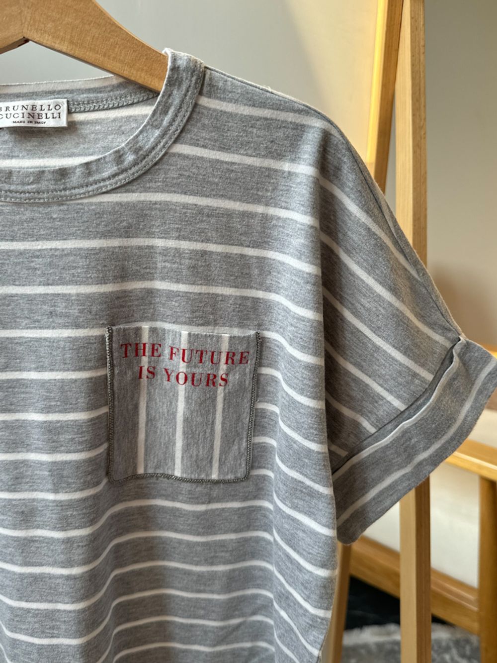 Хлопковая футболка Brunello Cucinelli, 116