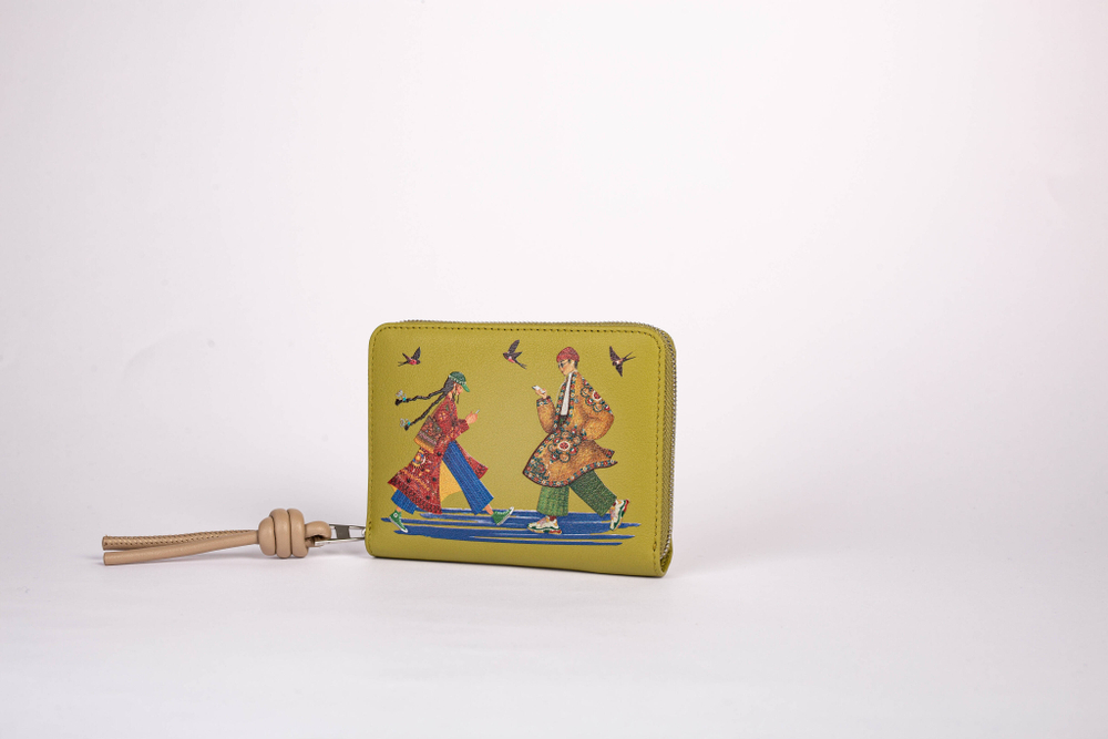 Портмоне Qazaq Soul Asyl натуральная кожа