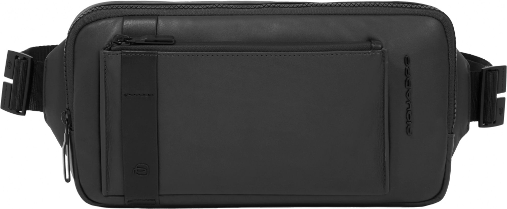 Сумка на пояс Piquadro David CA6204S130/N черный натур.кожа