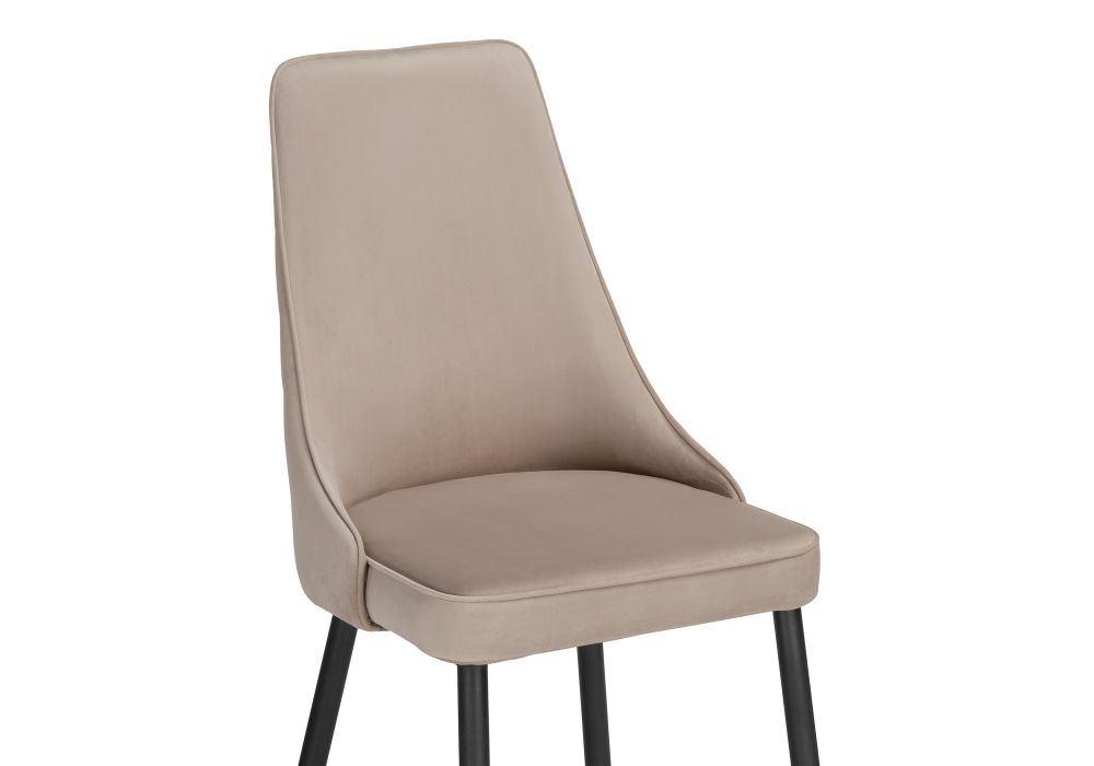 Стул на металлокаркасе Лорд бежевый / черный