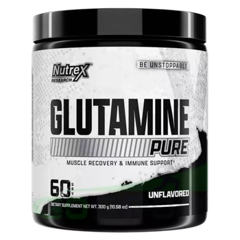 Nutrex Research Pure Glutamine 300 g , Чистый Глютамин без вкуса