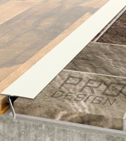 Порог алюминиевый Pro Design Doorstep 571 анодированный, 900x25x6 мм