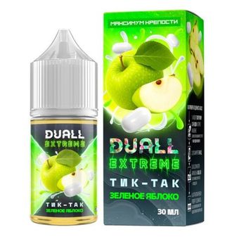 Жидкость DUALL Extreme Salt 2% HARD 30 ml - Тик-Так Зеленое Яблоко