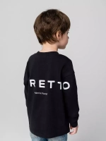 Школьный лонгслив оверсайз для мальчика