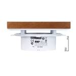 Вытяжной тонкий вентилятор для ванн ММ-Р 09 дерево 90 м³/час с обратным клапаном панель махагон красное дерево