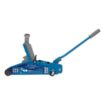 Домкрат гидравлический подкатной с фиксатором, 2,5т SAFETY PIN, 140-385 мм Stels