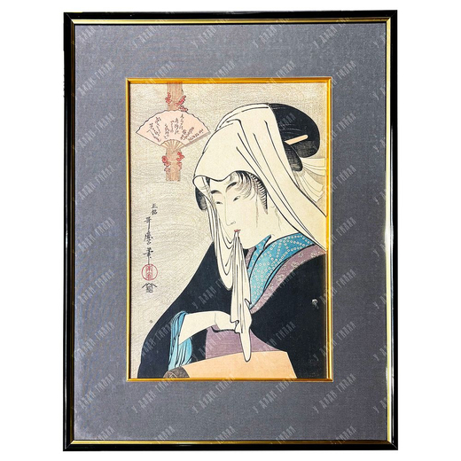 Китагава Утамаро (1753–1806). Портрет гейши. Переиздание ХХ в.