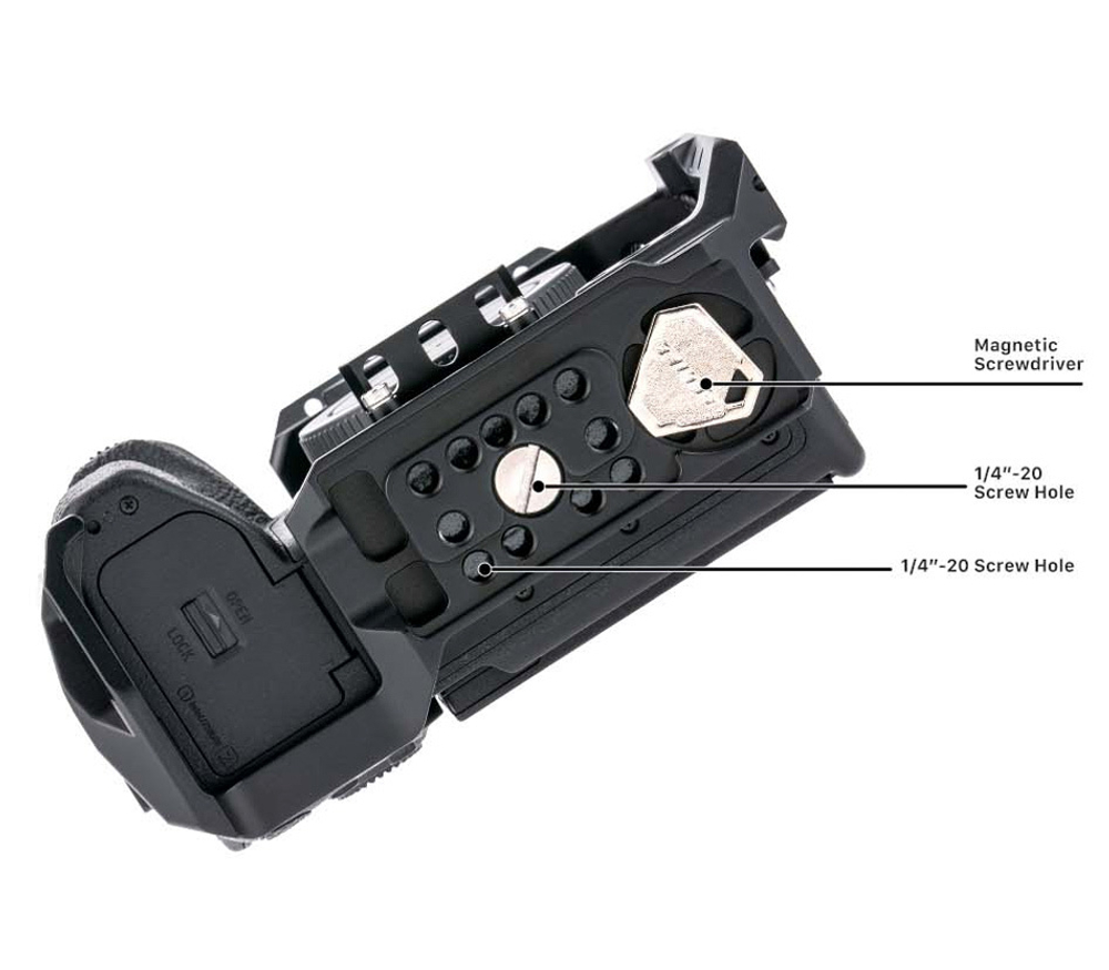 Клетка Tilta Pro Camera Cage Kit для Sony A7 IV черная (TA-T30-B-B)