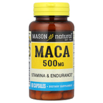 Mason Natural, Мака, 500 мг, 60 капсул