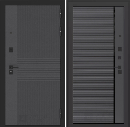 Бункер 05 - 22 графит софт , чёрная вставка