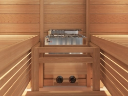 Электрическая печь SAWO NORDEX NRN-80NB-Z-C (8 кВт, внутри оцинковка, снаружи нержавейка, встроенный пульт)