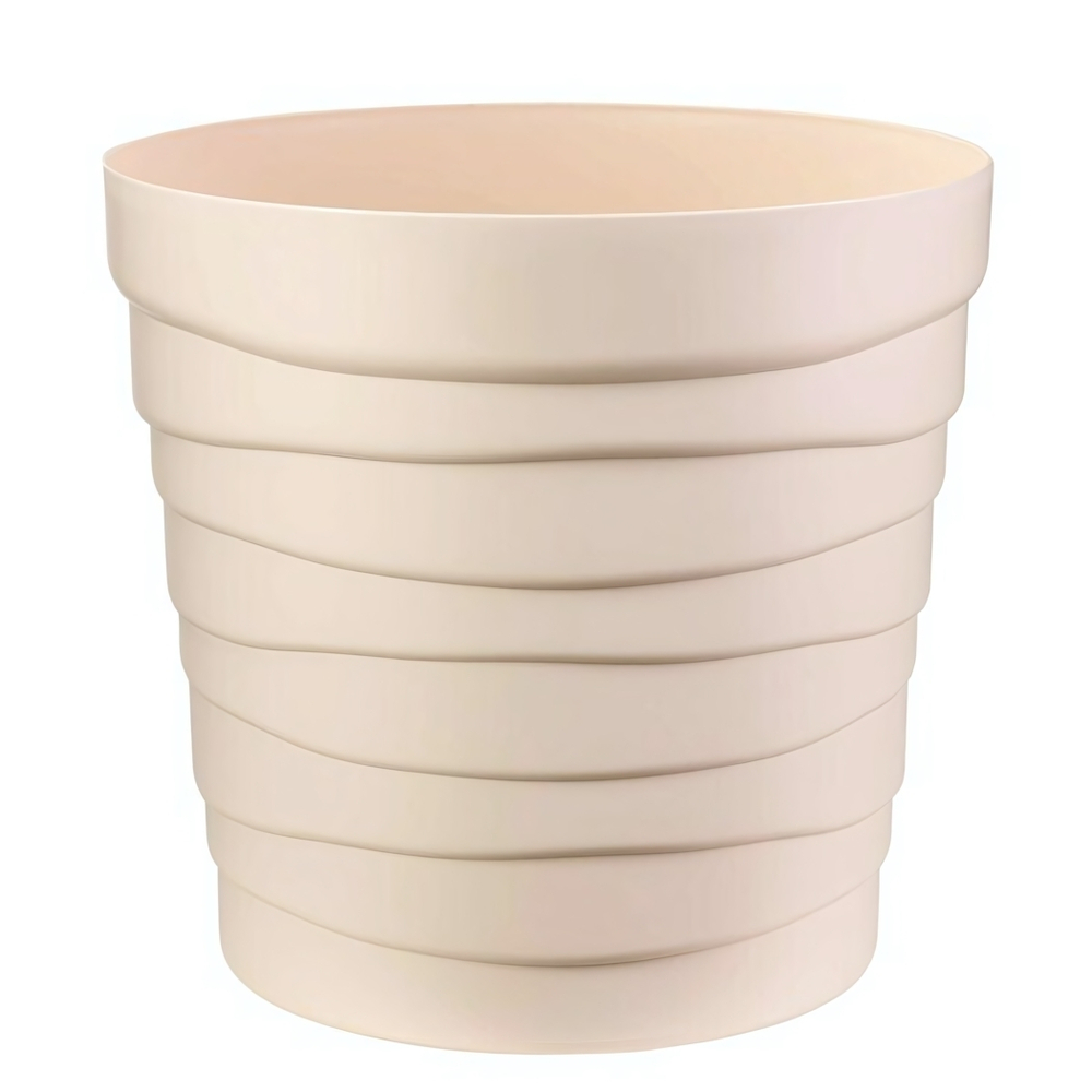 Кашпо "Бархан" с донышком (7,5л) Цв. Кремовый