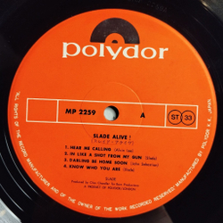 Винтажная виниловая пластинка LP Slade Alive (Japan 1972) (Obi Copy)