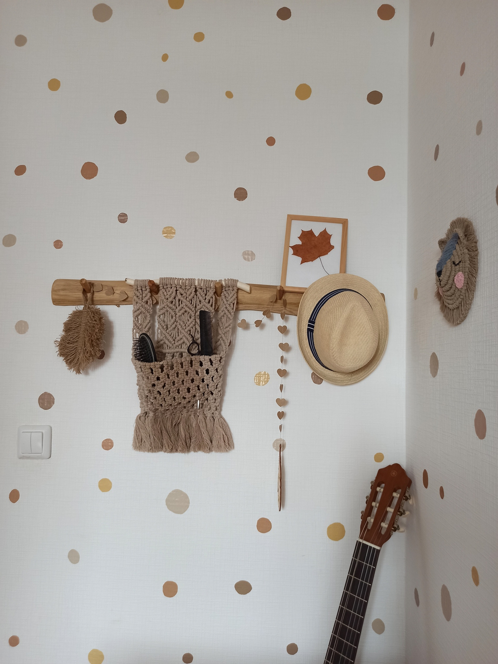 Стикеры НЕРОВНЫЙ ГОРОШЕК коричневый микс