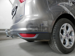 Фаркоп оцинкованный Galia F091C для Ford Focus хетчбек 2004-2011, 2011-, Ford C-MAX 2003-2011, 2011-(паспорт и сертификат в комплекте)(без электрики)