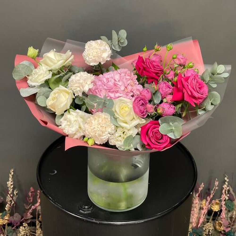 Цветочный букет «Ягодный микс»