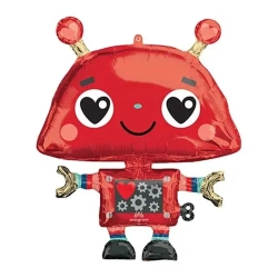 Шар фигура Робот влюбленный сердца, 88см