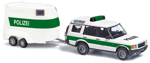 Автомобиль Land Rover Discovery Polizei + прицеп (H0, 1:87)