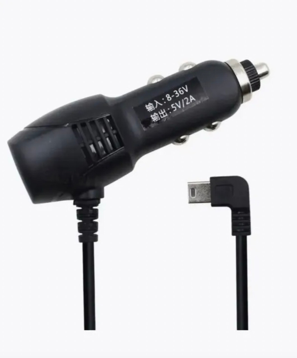 Зарядное устройство для видеорегистратора MINI USB, кабель 3.5M (за 1 шт.)