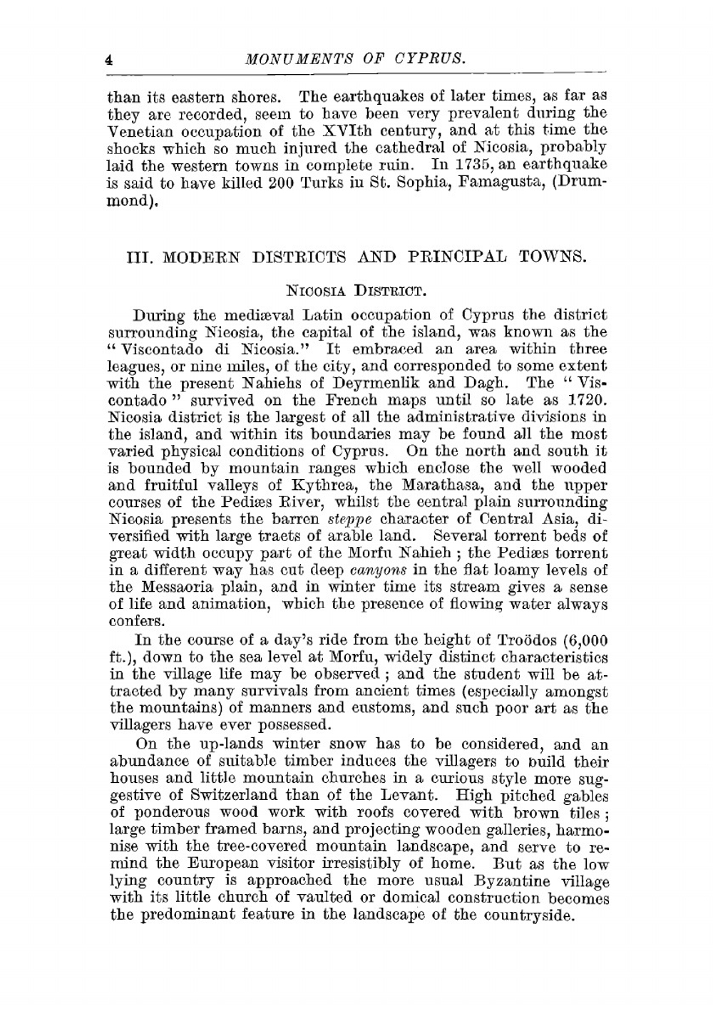 A description of the historic monuments of Cyprus. Studies in the archaeology and architecture of the island | Jeffery George