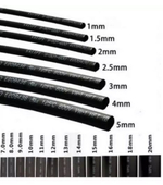 Трубка изоляционная D=6мм  чёрная