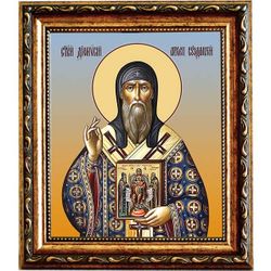 Дионисий, архиепископ Суздальский, святитель. Икона на холсте.