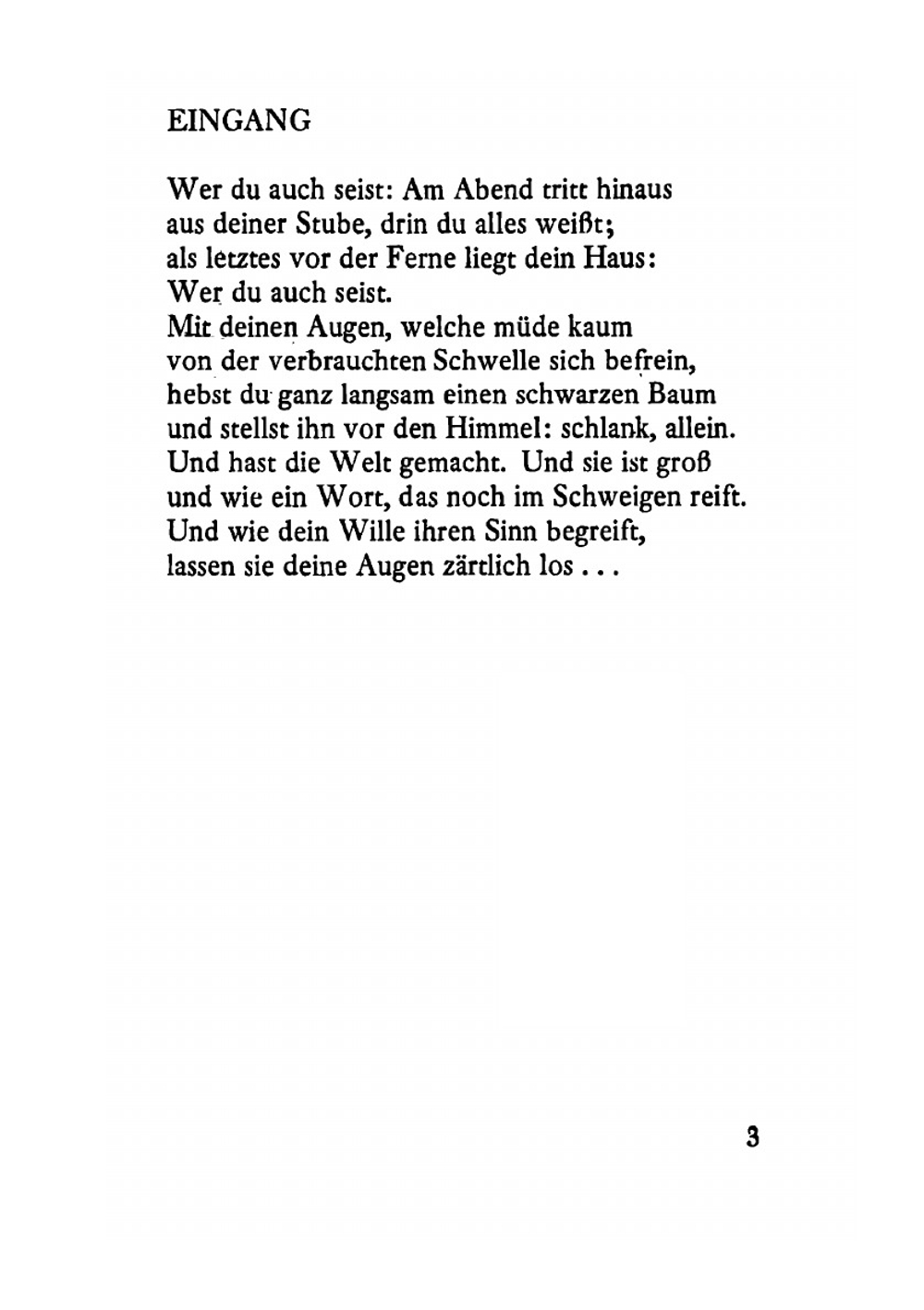 Das Buch der Bilder | Rainer Maria Rilke