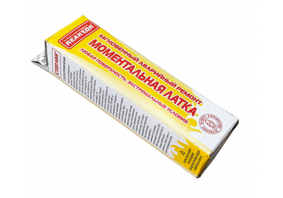 Моментальная латка Стоп Миг Reaktor, плёнка, 100 см2, прозрачный