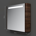 Зеркальный шкаф AM.PM Sensation M30MCL0801NF