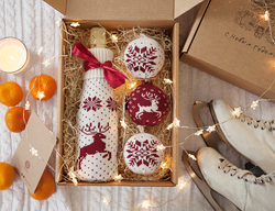 Набор подарочный Luxberry Box бордовый