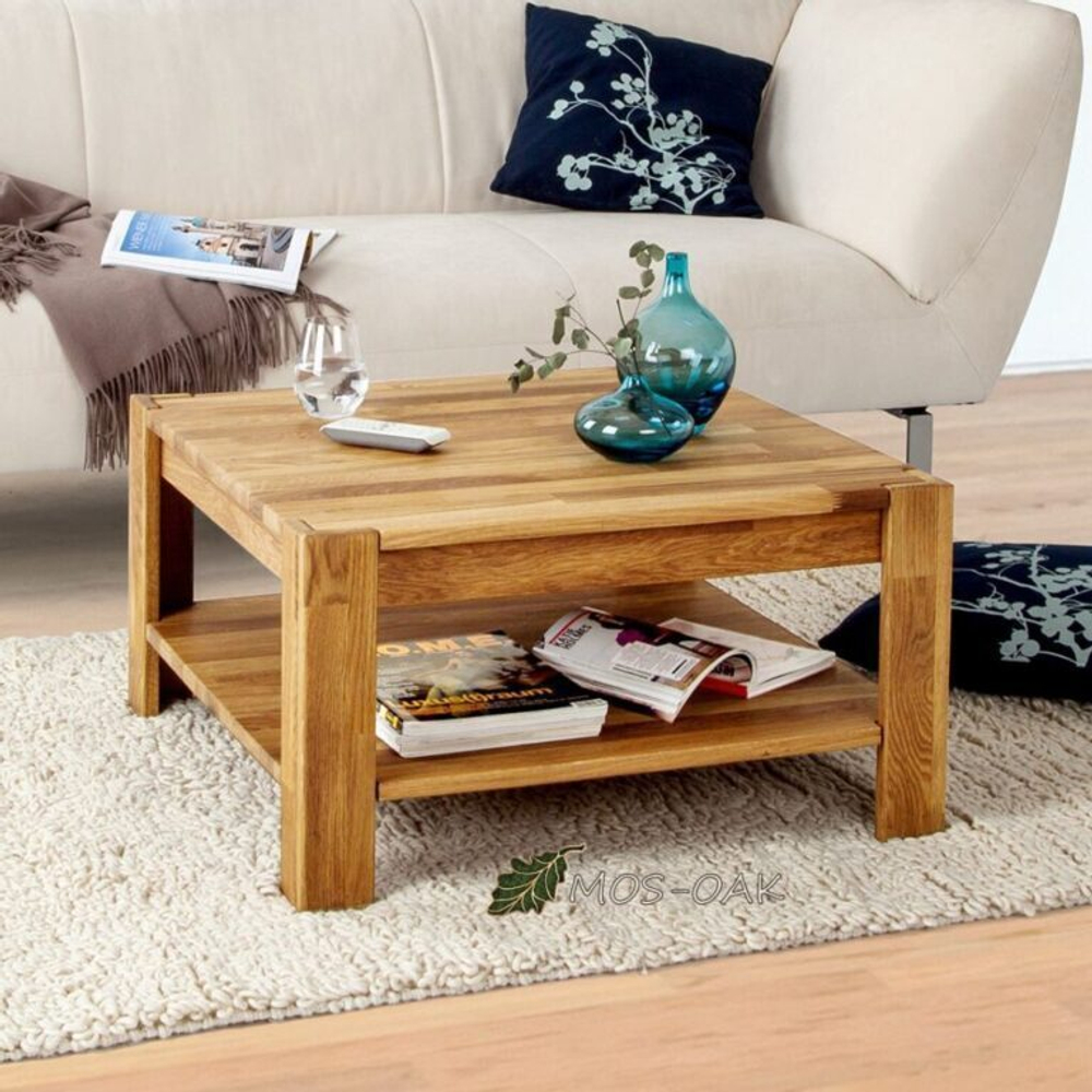 Стол журнальный из массива дуба Клермон-04