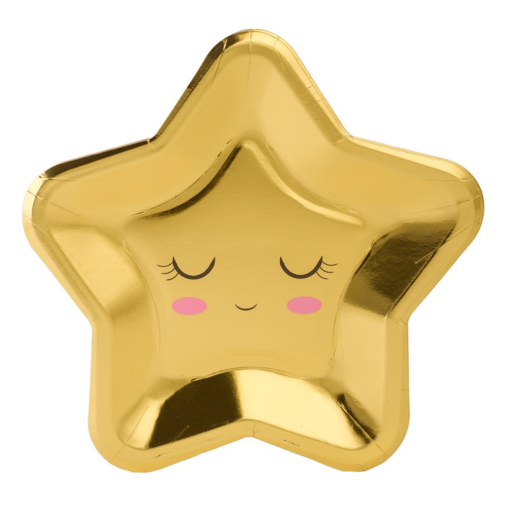 Тарелки бумажные «Детские грезы. Звезда», 25 см, 6 шт