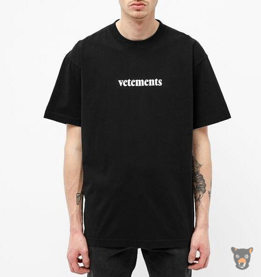 Футболка Vetements черная