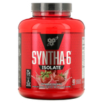 BSN, Syntha-6®, изолят, протеиновая смесь для приготовления напитка, клубничный молочный коктейль, 1,82 кг (4,02 фунта)