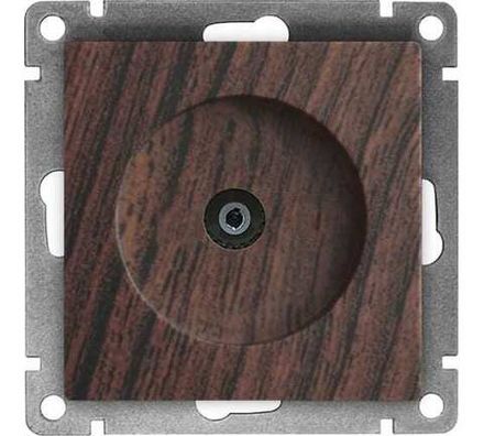 Розетка телевизионная одноместная "UNIVersal" серия "Афина", с/у, тупиковая, 75Ом, ч/д 4-2400Мгц, ве