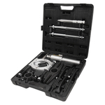 Съемник гидравлический 8т длина 229/270, ширина 100/95, поршень 85мм масса 18 кг в кейсе JTC